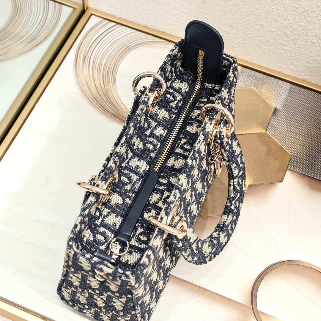 Dior Lady D-sire My Abcdior Horizontal Tote Bag Small Shoulder Bag Handbag