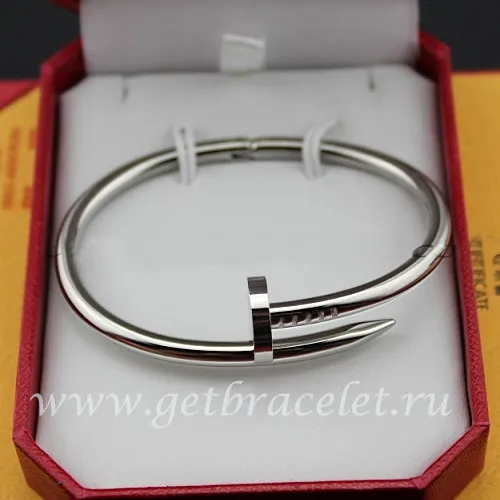 Fake Cartier Juste Un Clou Bracelet White Gold B6037615