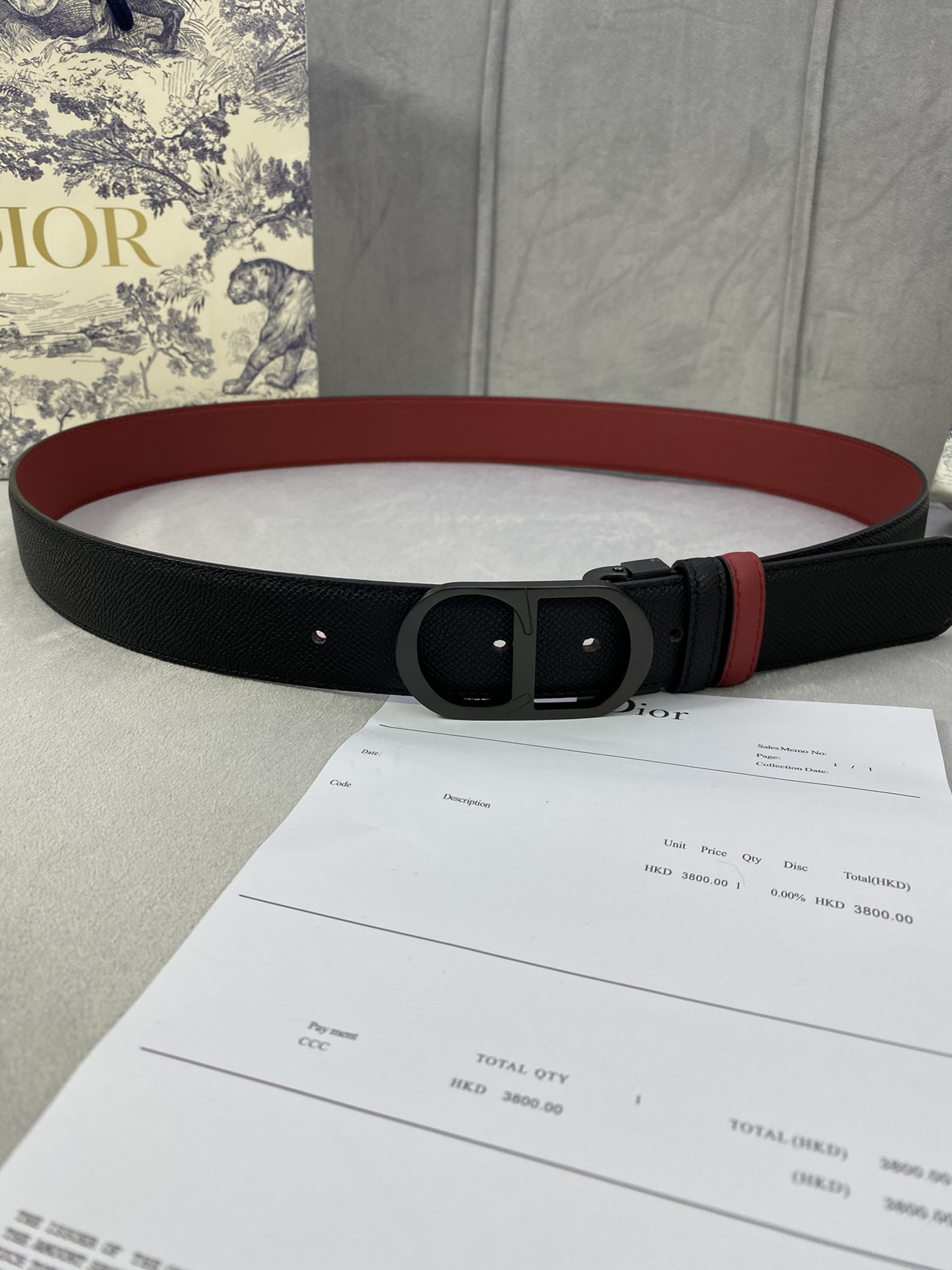 Dior Leather Belts 1:1 Mirror Version