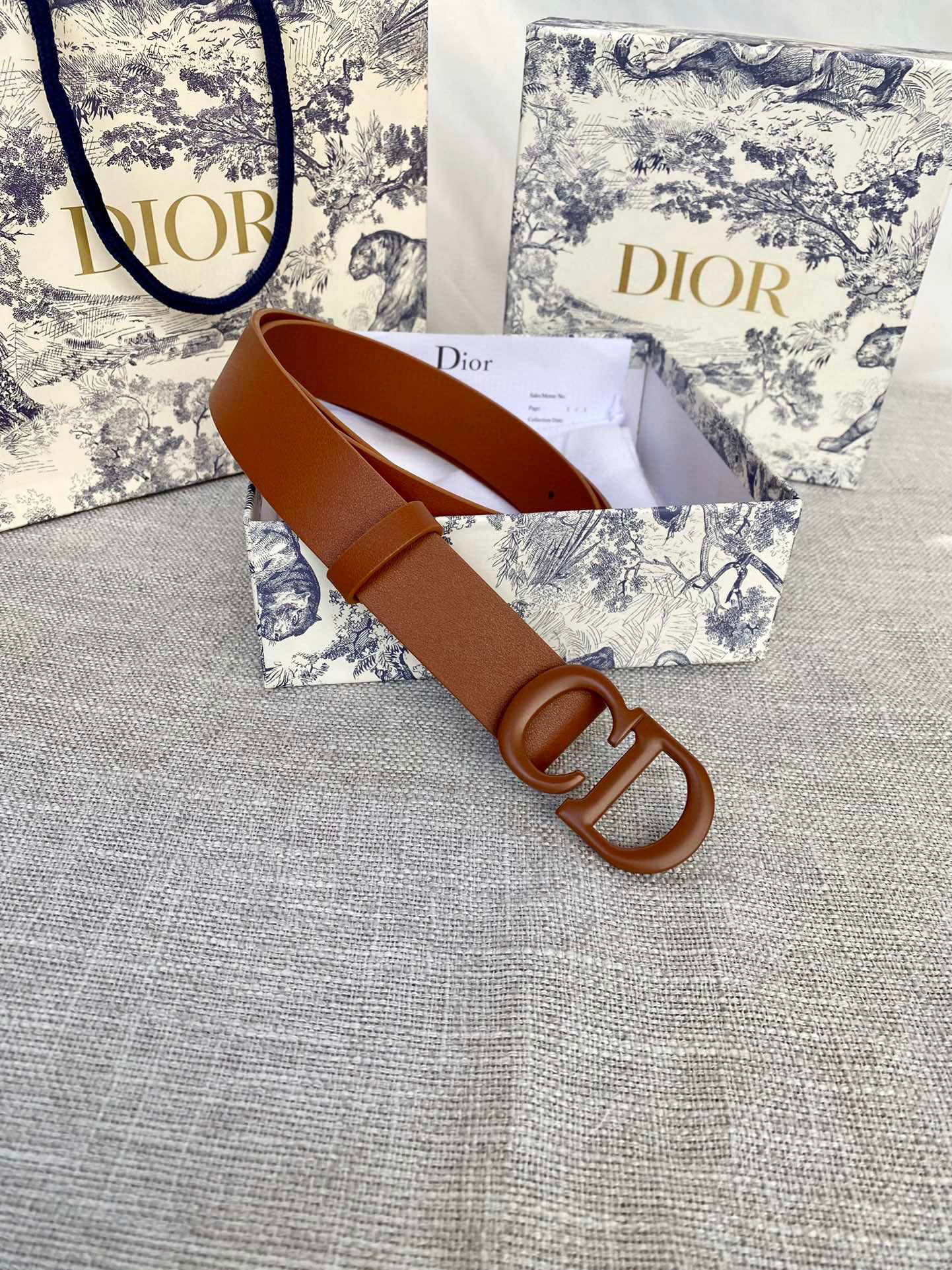 Dior Leather Belts 1:1 Mirror Version
