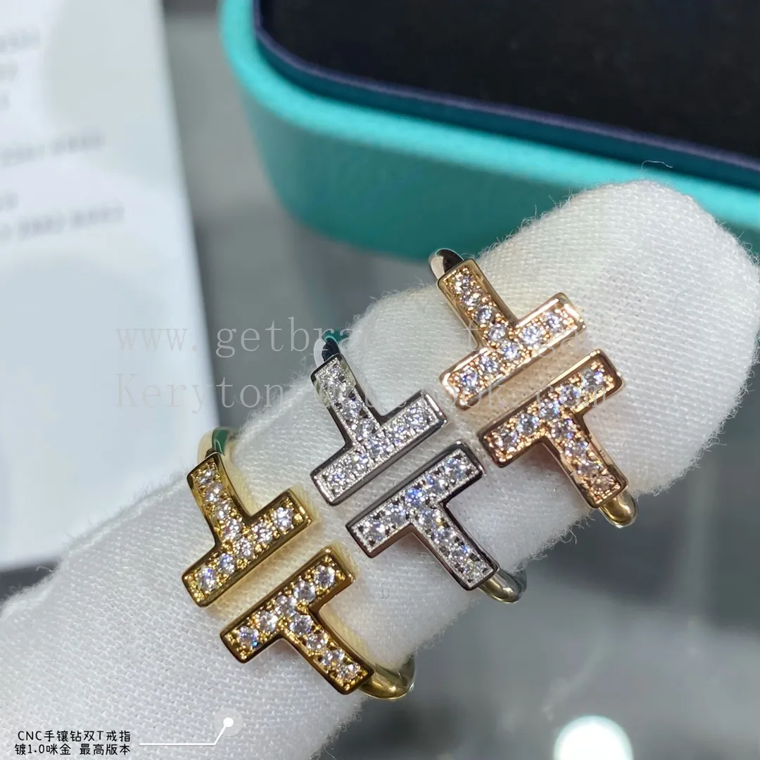 Tiffany T Diamonds Wire Ring Yellow Gold/Rose Gold/White Gold