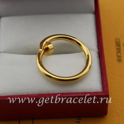 Fake Cartier Juste Un Clou Ring Yellow Gold Diamonds
