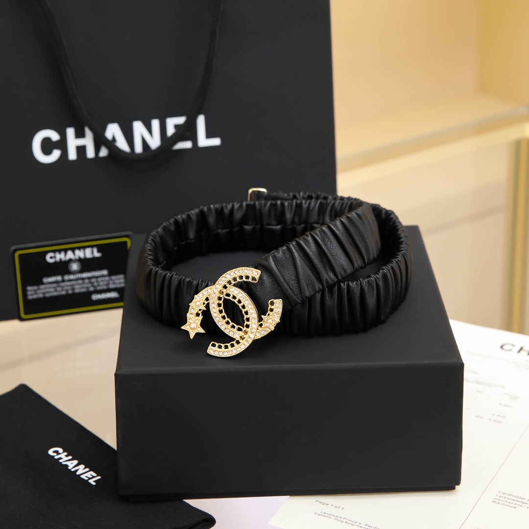 Chanel Leather Belts 1:1 Mirror Version