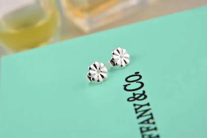 New Style Tiffany Replica Love Heart Earrings With Blue  60994862