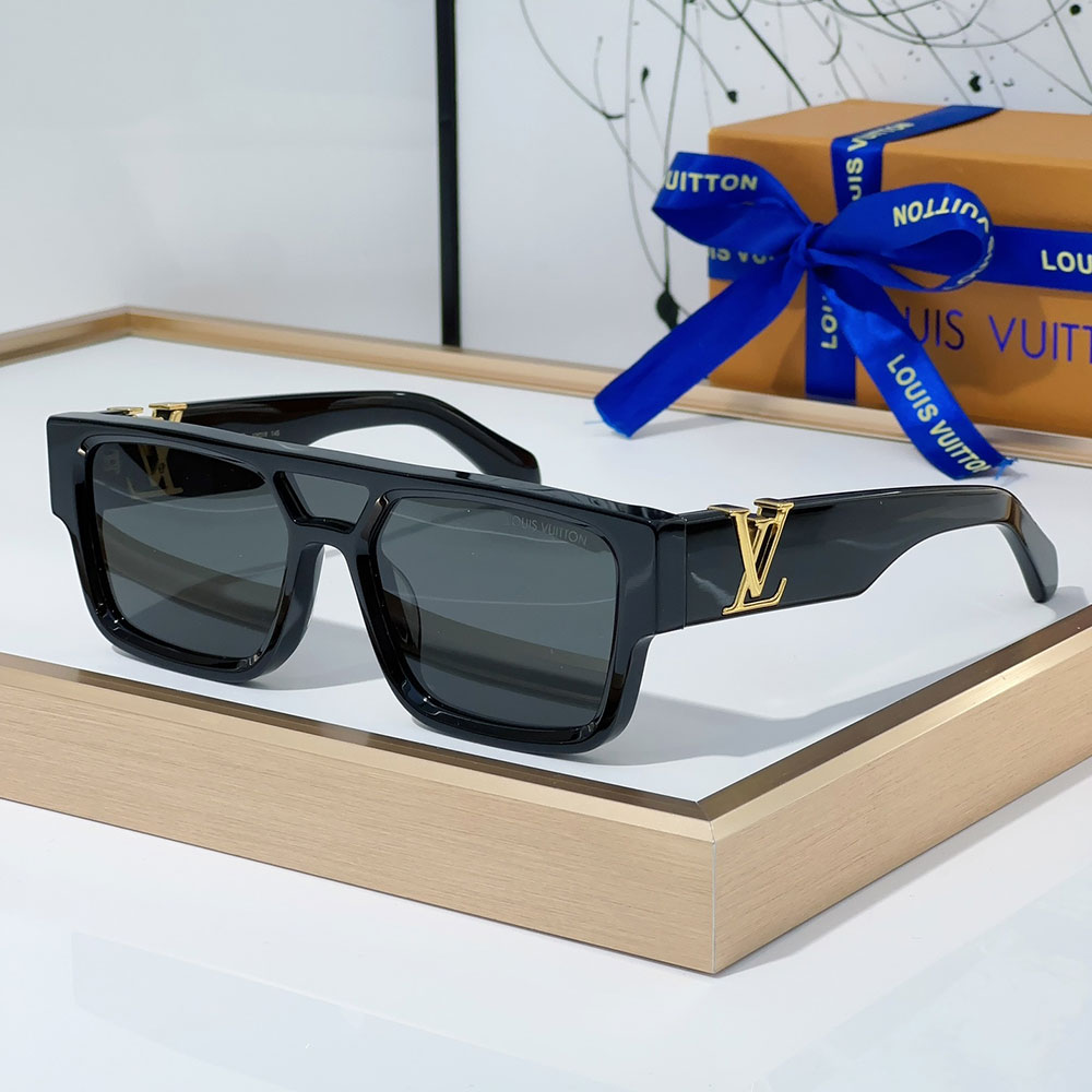 Louis Vuitton LV  Mirror leg Logo sunglasses Top quality （Replica）