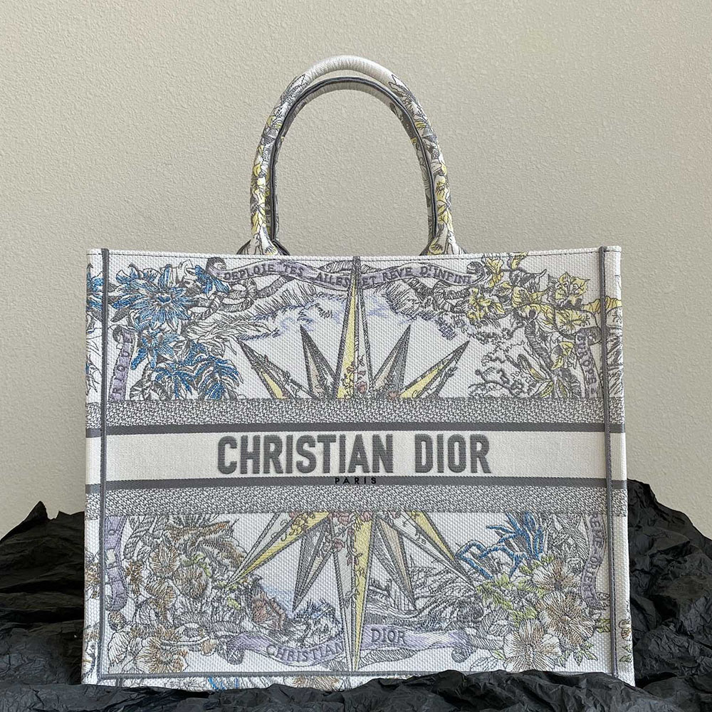 DIOR Book Tote Starlight&Star Tote Bags(Replica)