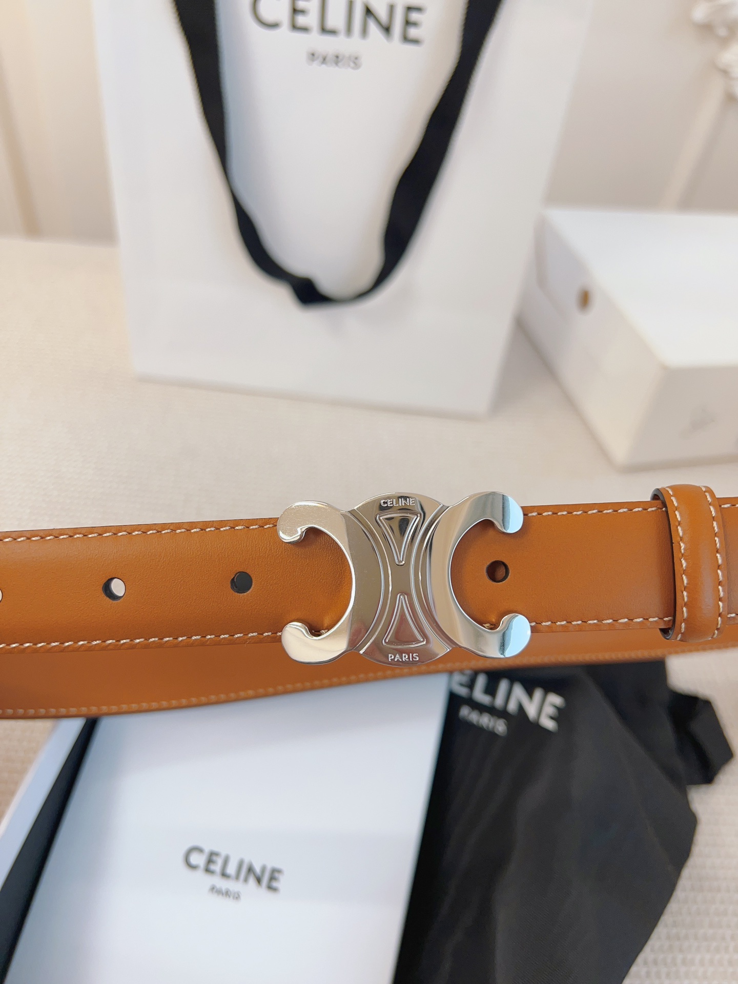 Celine Leather Belts 1:1 Mirror Version