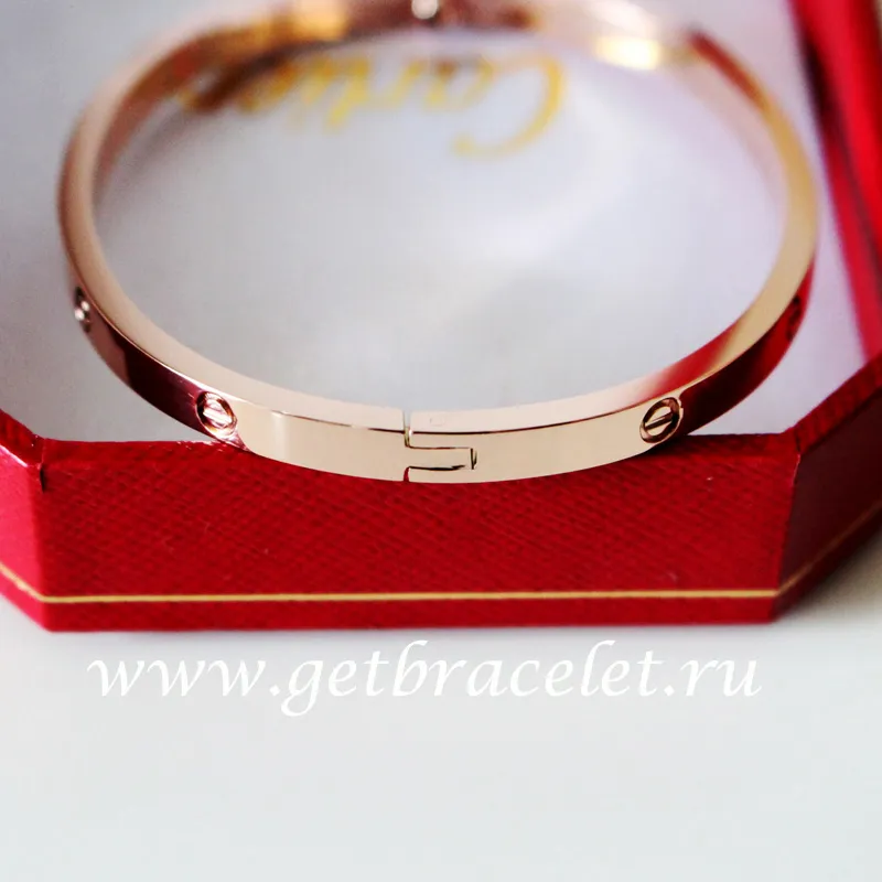 New Cartier Love Bracelet SM Pink Gold B6047317