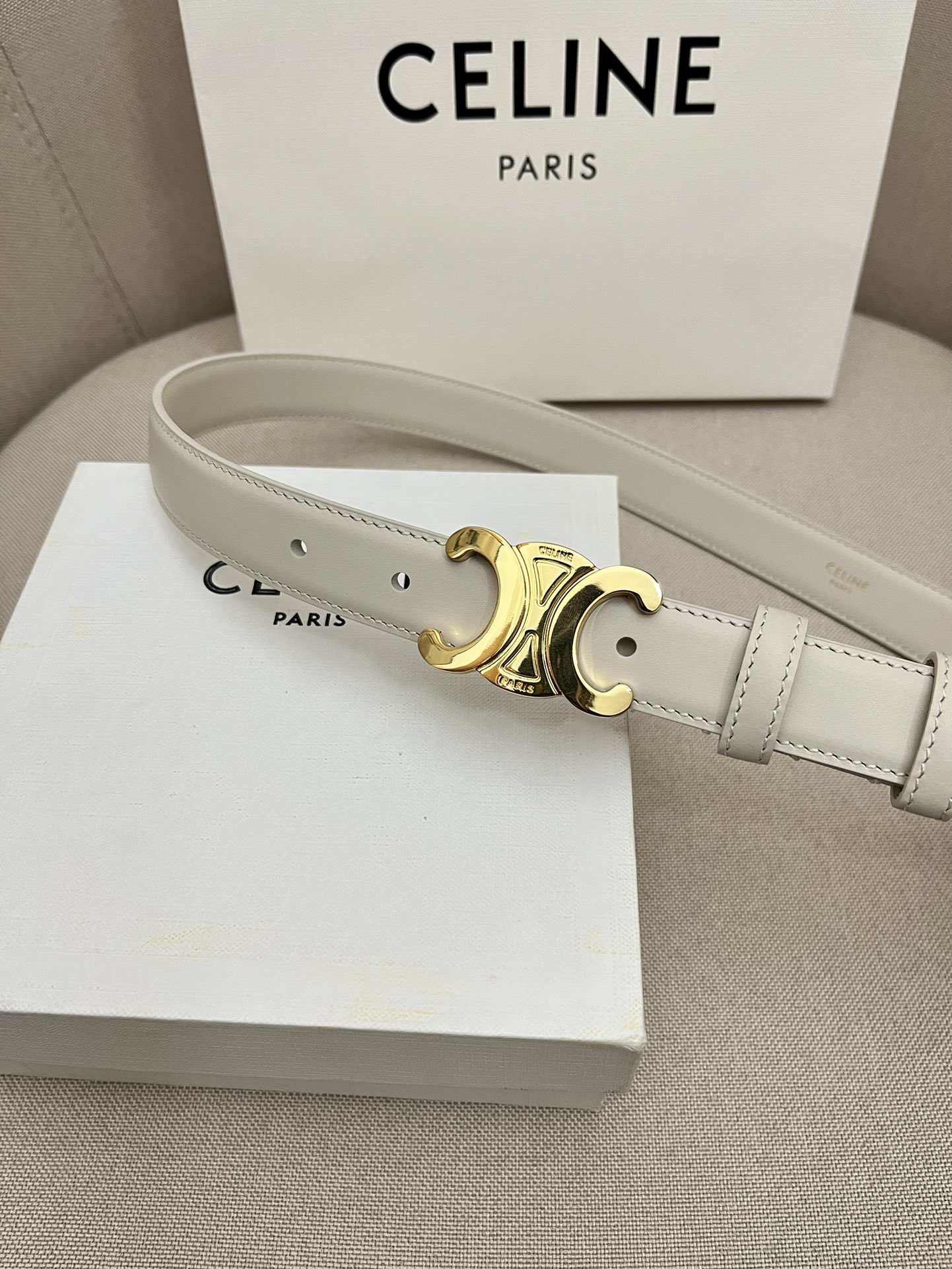 Celine Leather Belts 1:1 Mirror Version