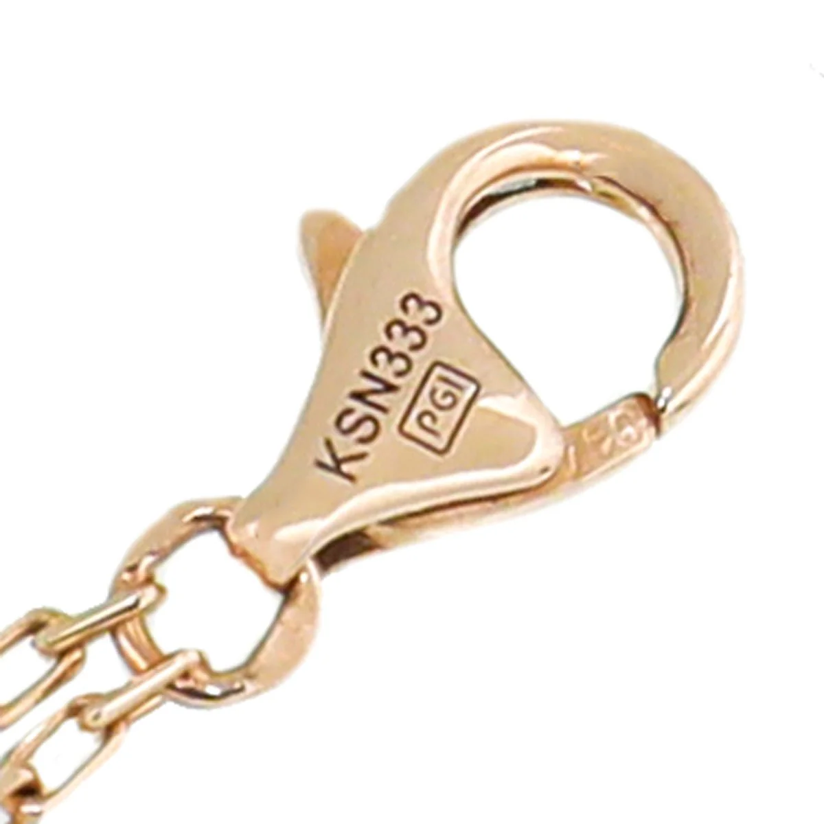 Cartier 18K Rose Gold 2 Diamond Love Bracelet