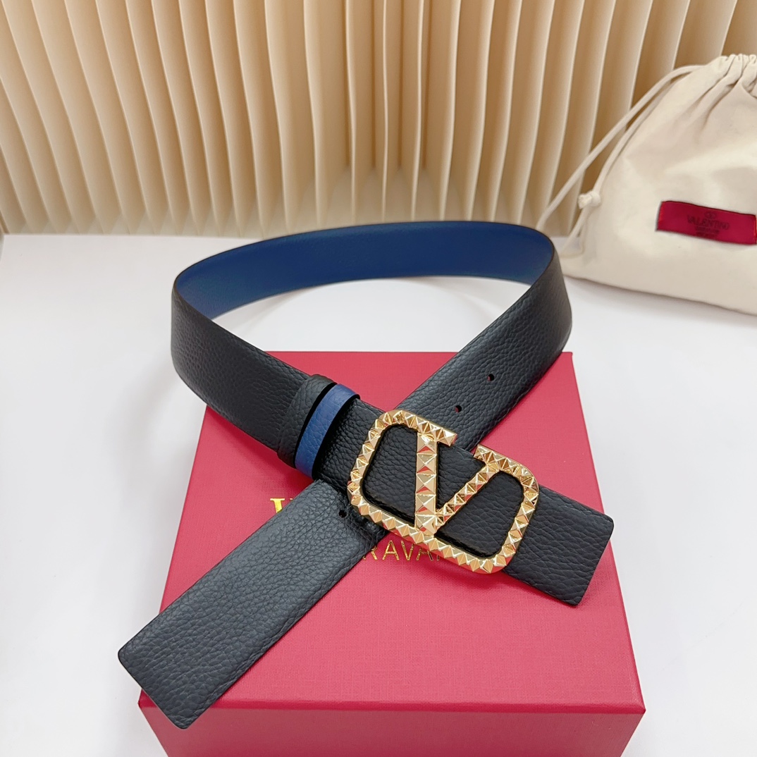 Valentino Leather Belts 1:1 Mirror Version