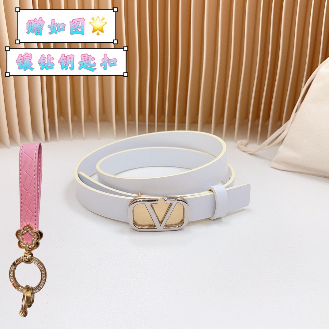 Valentino Leather Belts 1:1 Mirror Version
