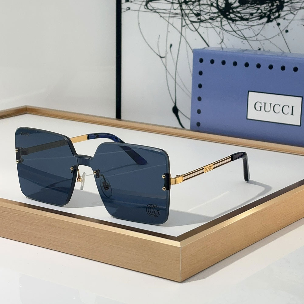 Gucci Stylish Frameless Design  sunglasses Top quality （Replica）