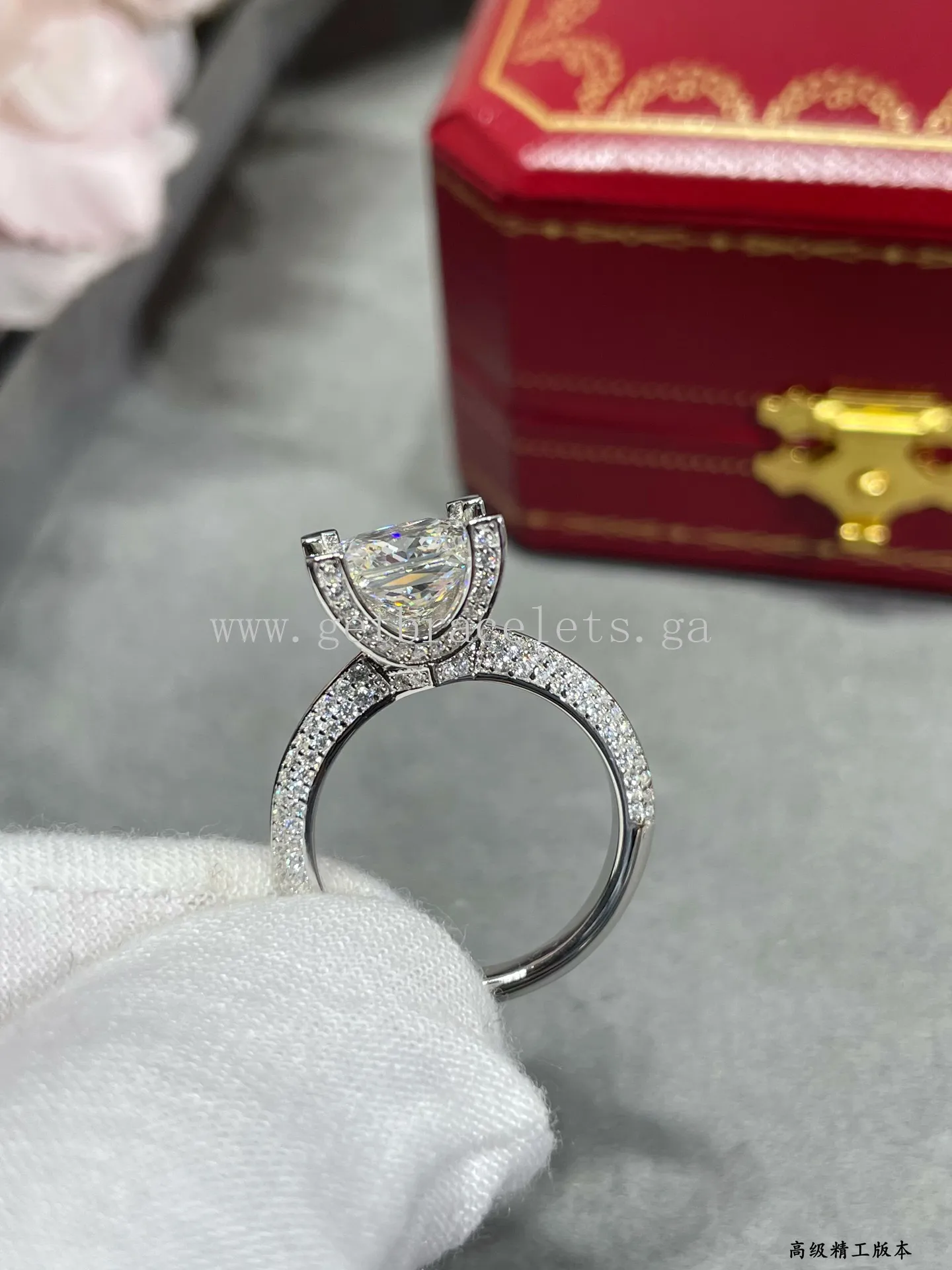 Cartier Wedding Ring with Diamonds