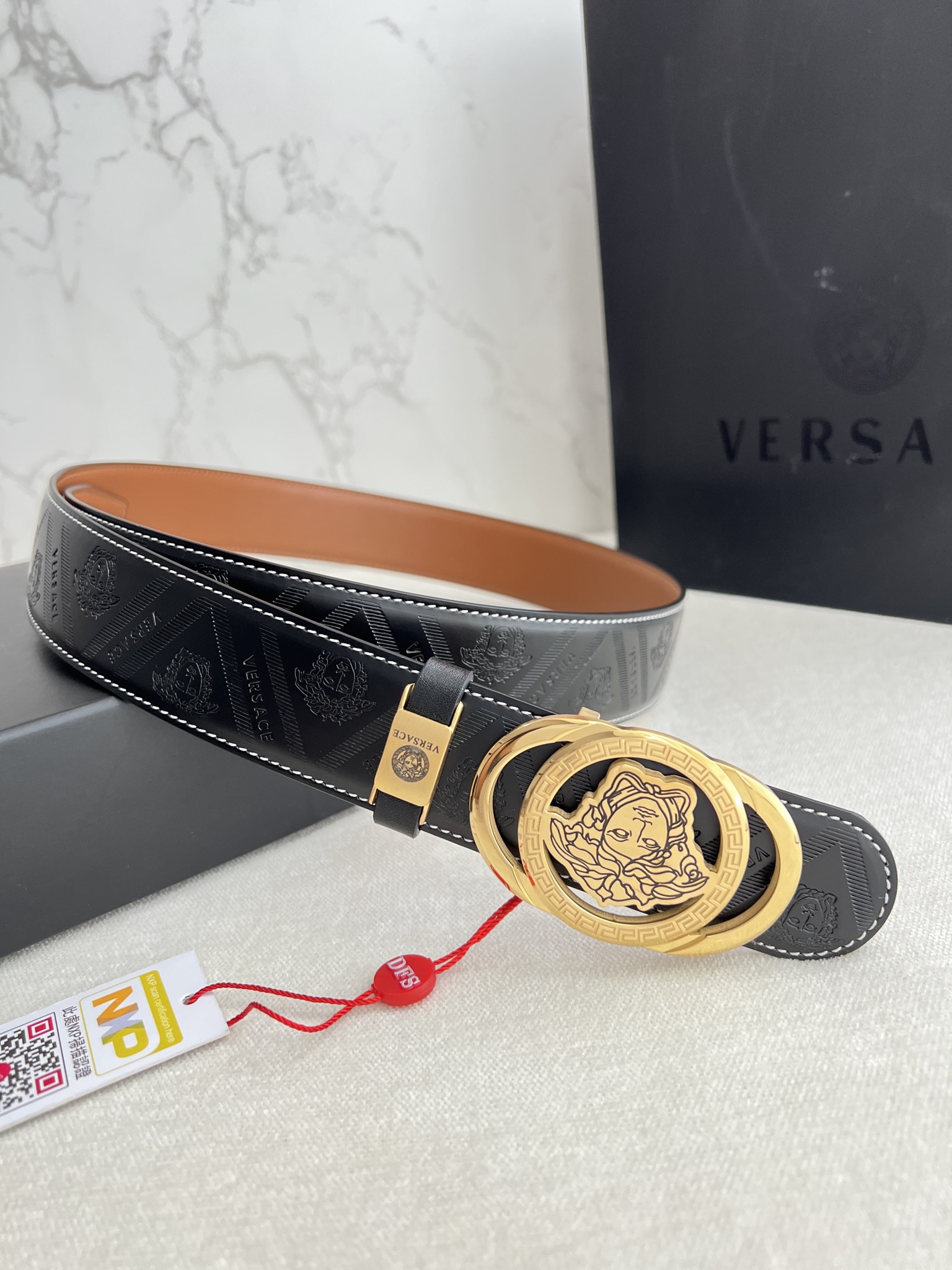 Versace Leather Belts 1:1 Mirror Version