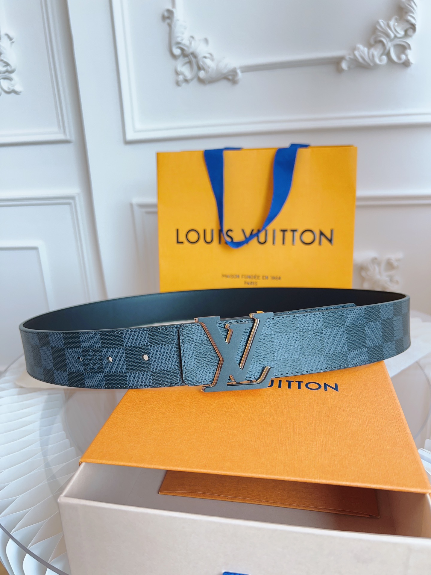 Louis Vuitton LV Leather Belts 1:1 Mirror Version