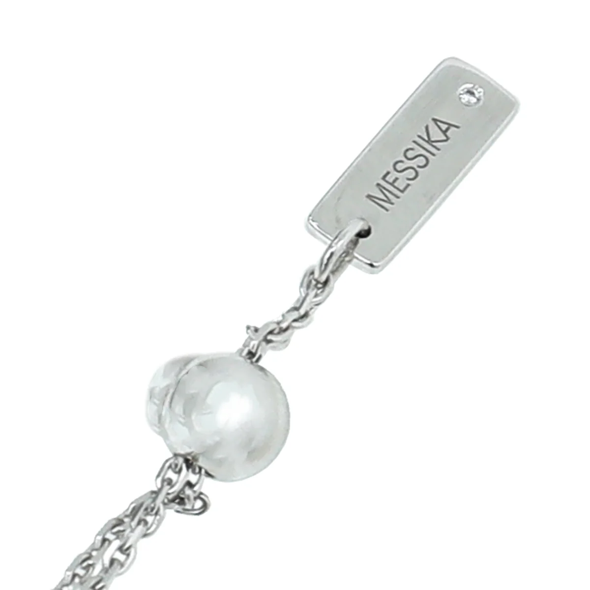 Messika 18K White Gold Diamond Move 10th PM Necklace