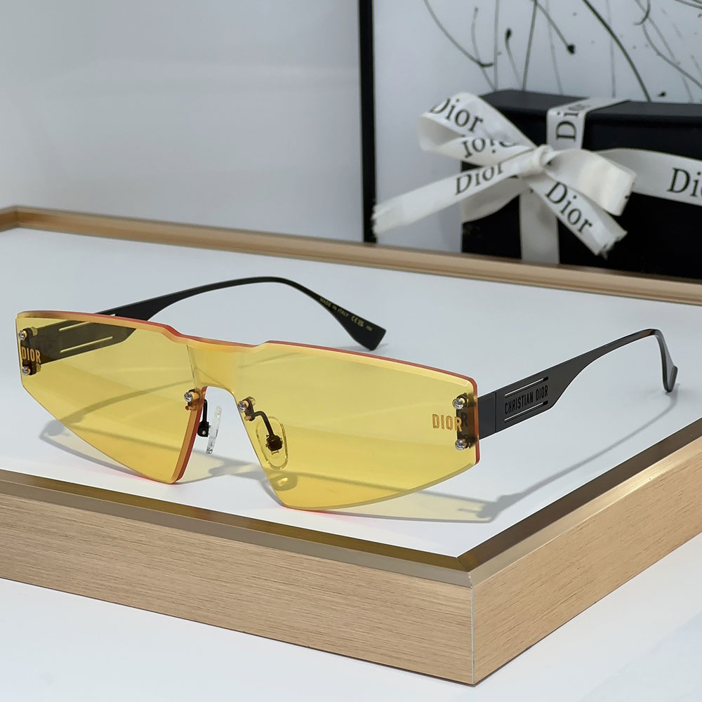 Dior Lens Logo Metal Frame sunglasses Top quality (Replica）