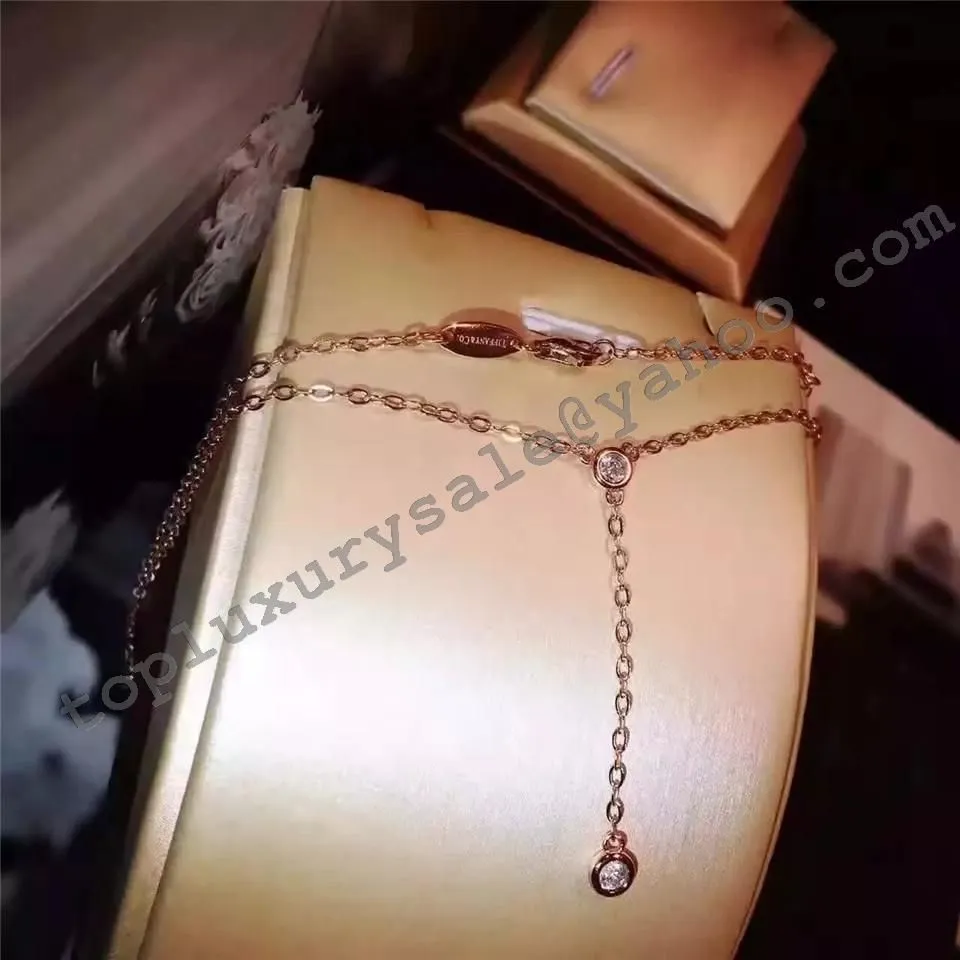 Tiffany Elsa Peretti Diamonds By The Yard Necklace Women USA Women Gift 27499597/29283354