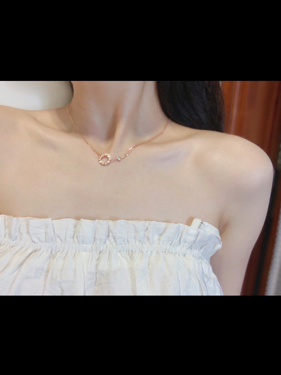 Cartier LOVE NECKLACE, 2 DIAMONDS