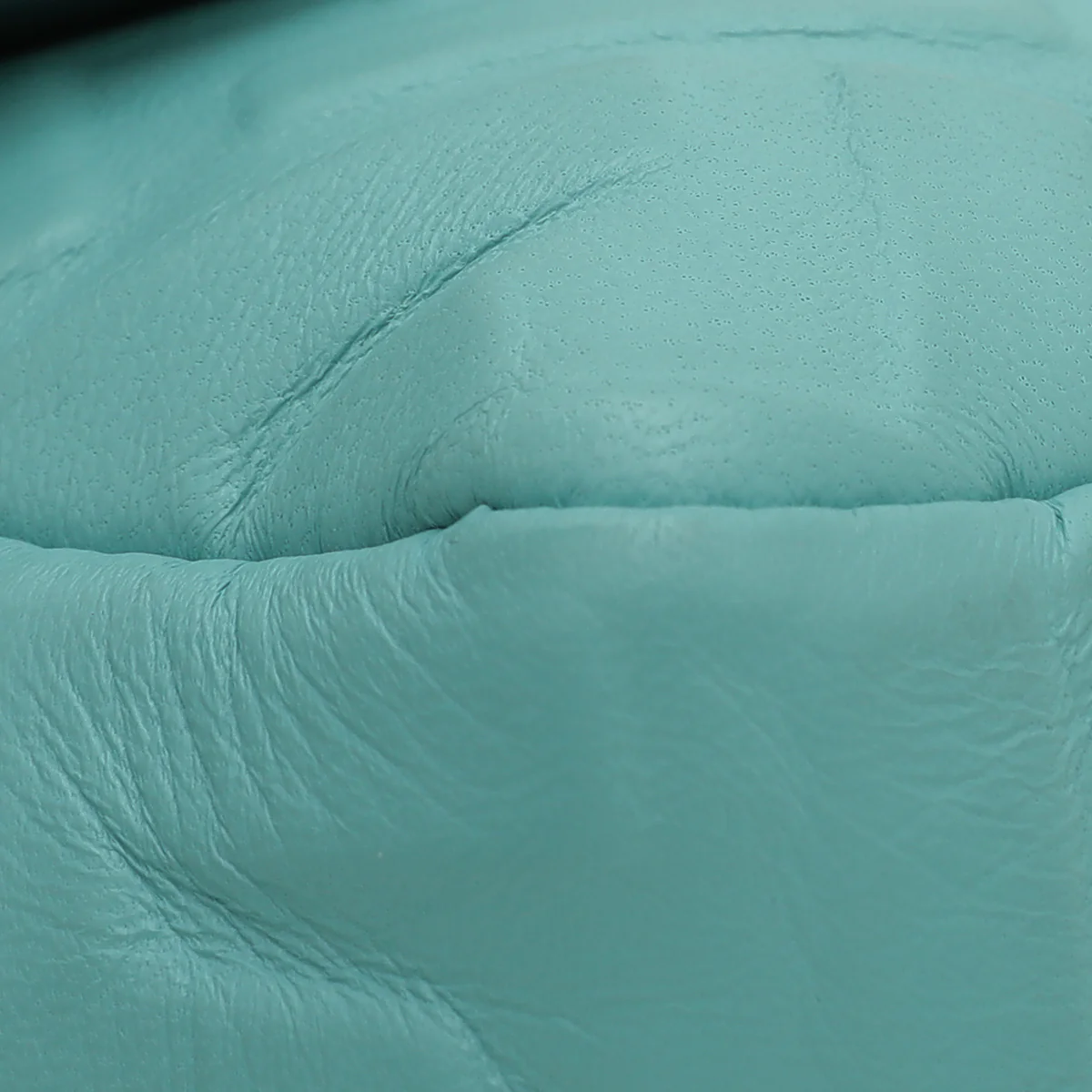 Fendi Tiffany Blue FF Embossed Baguette Medium Bag