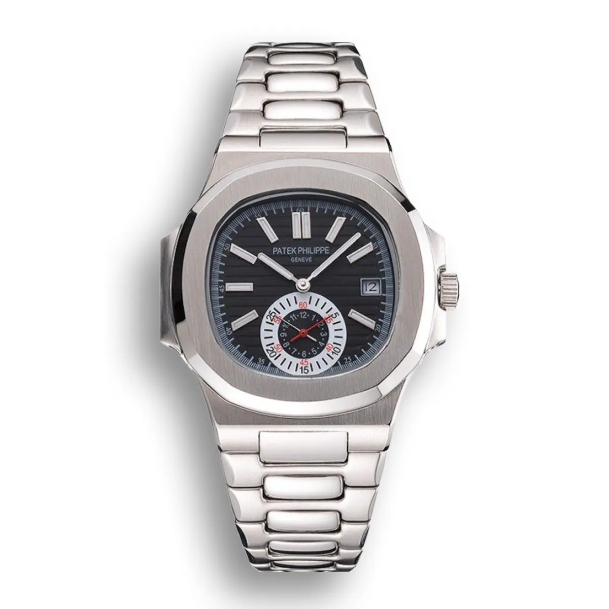 Nautilus 5980/1A-014 Dial Black 40 mm, Stainless Steel