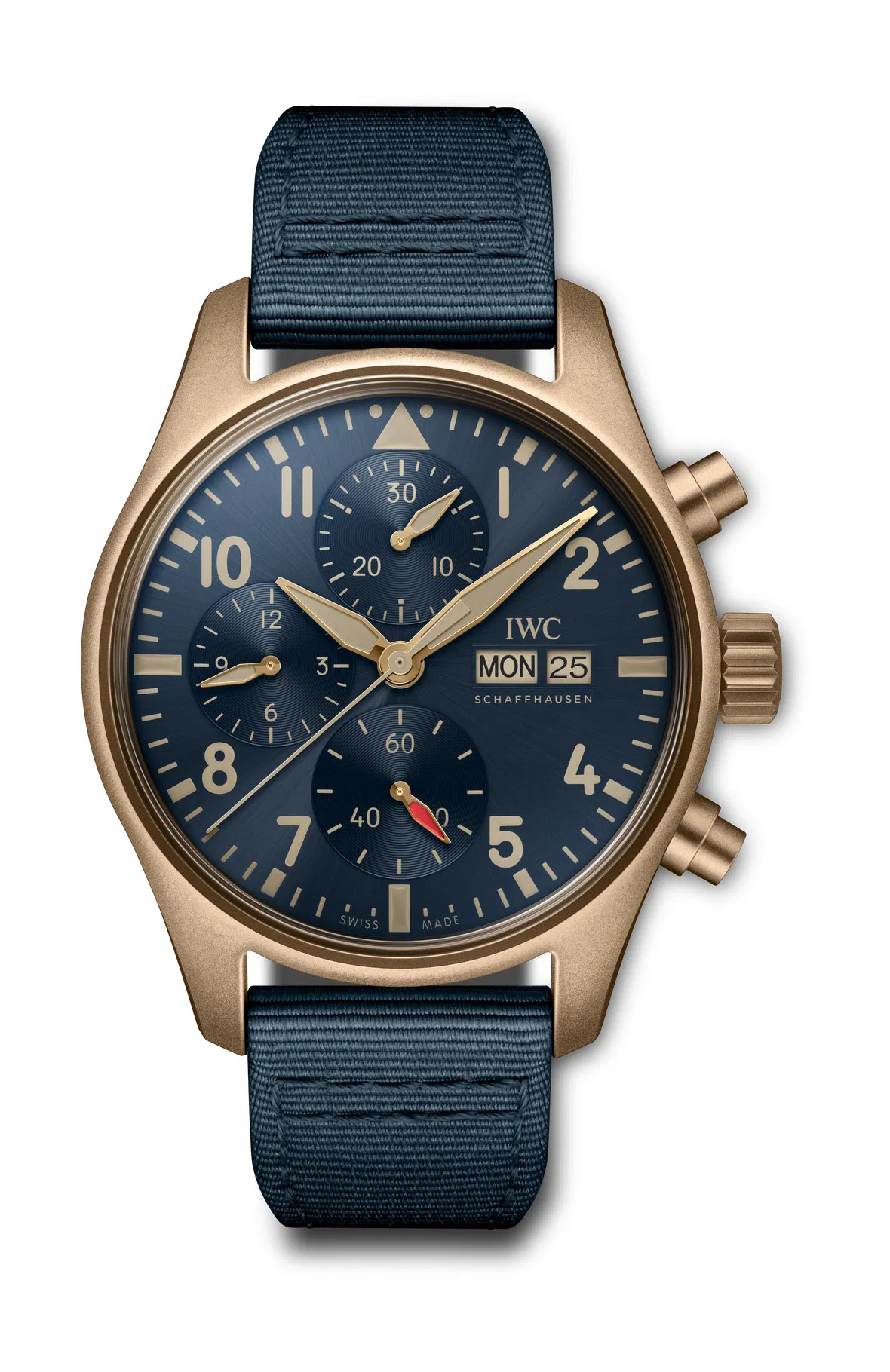 Schaffhausen Pilots watch chronograph 41 bronze iw388109