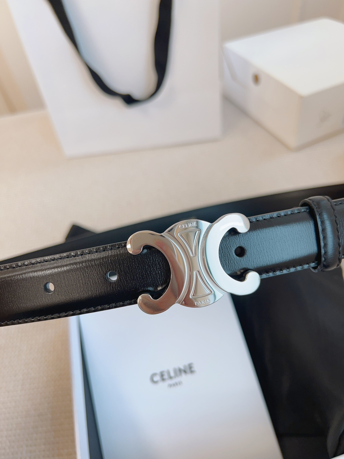 Celine Leather Belts 1:1 Mirror Version