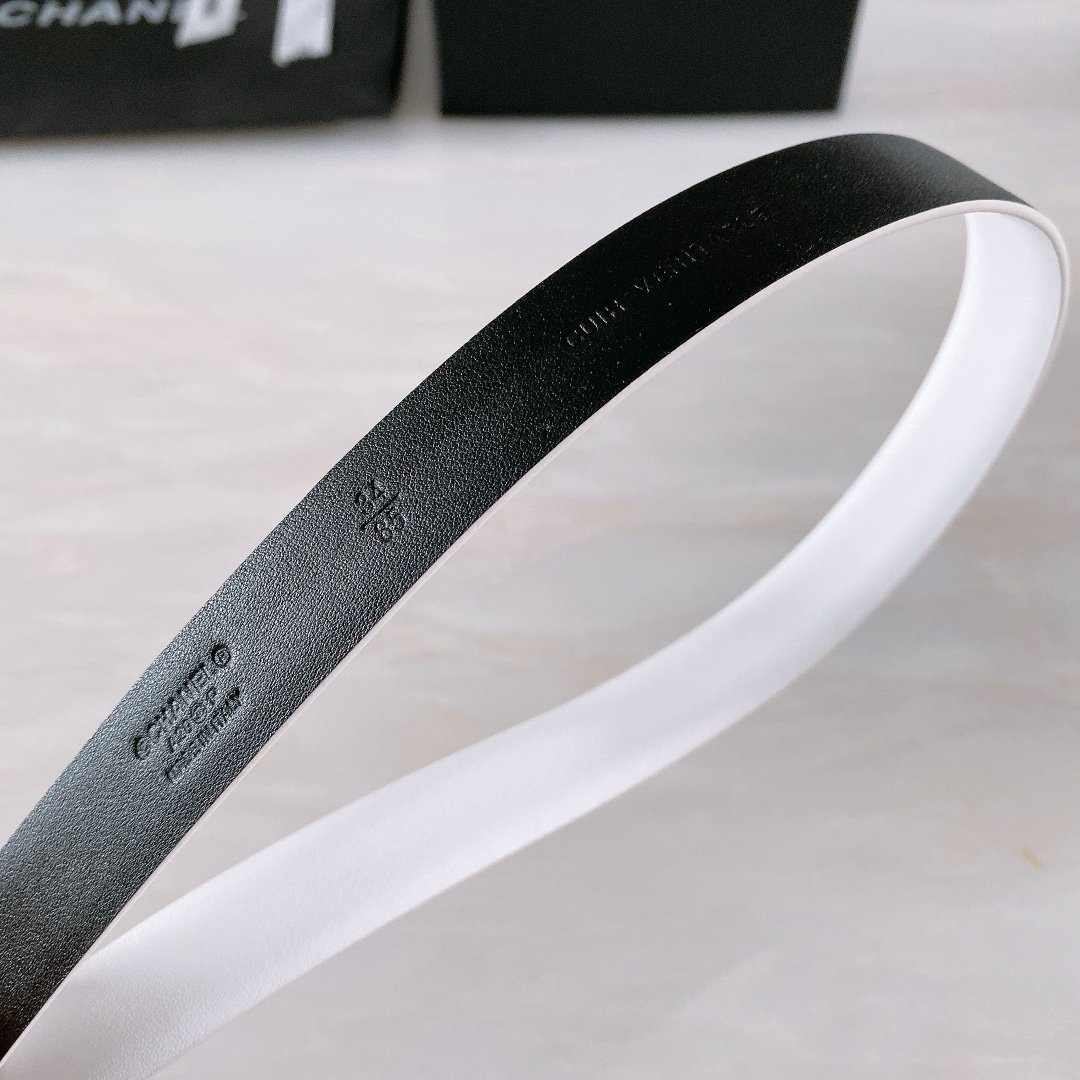 Chanel Belt With Ribbon Buckle Silver Women Belt 30MM