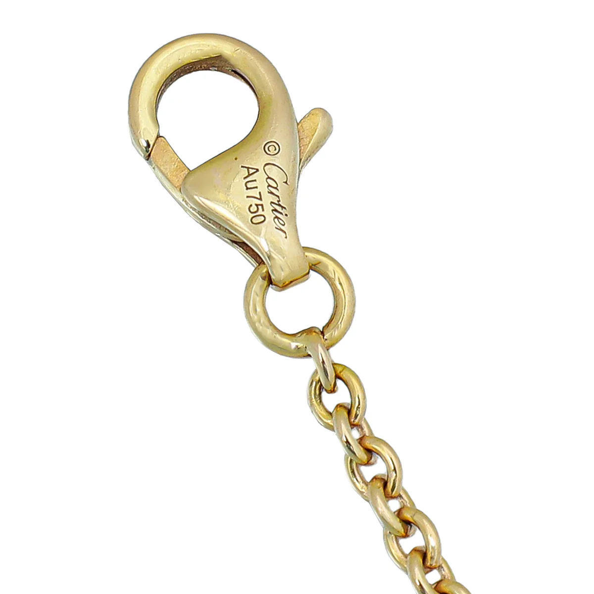 Cartier 18K Pink Gold Love Hoops Chain Bracelet