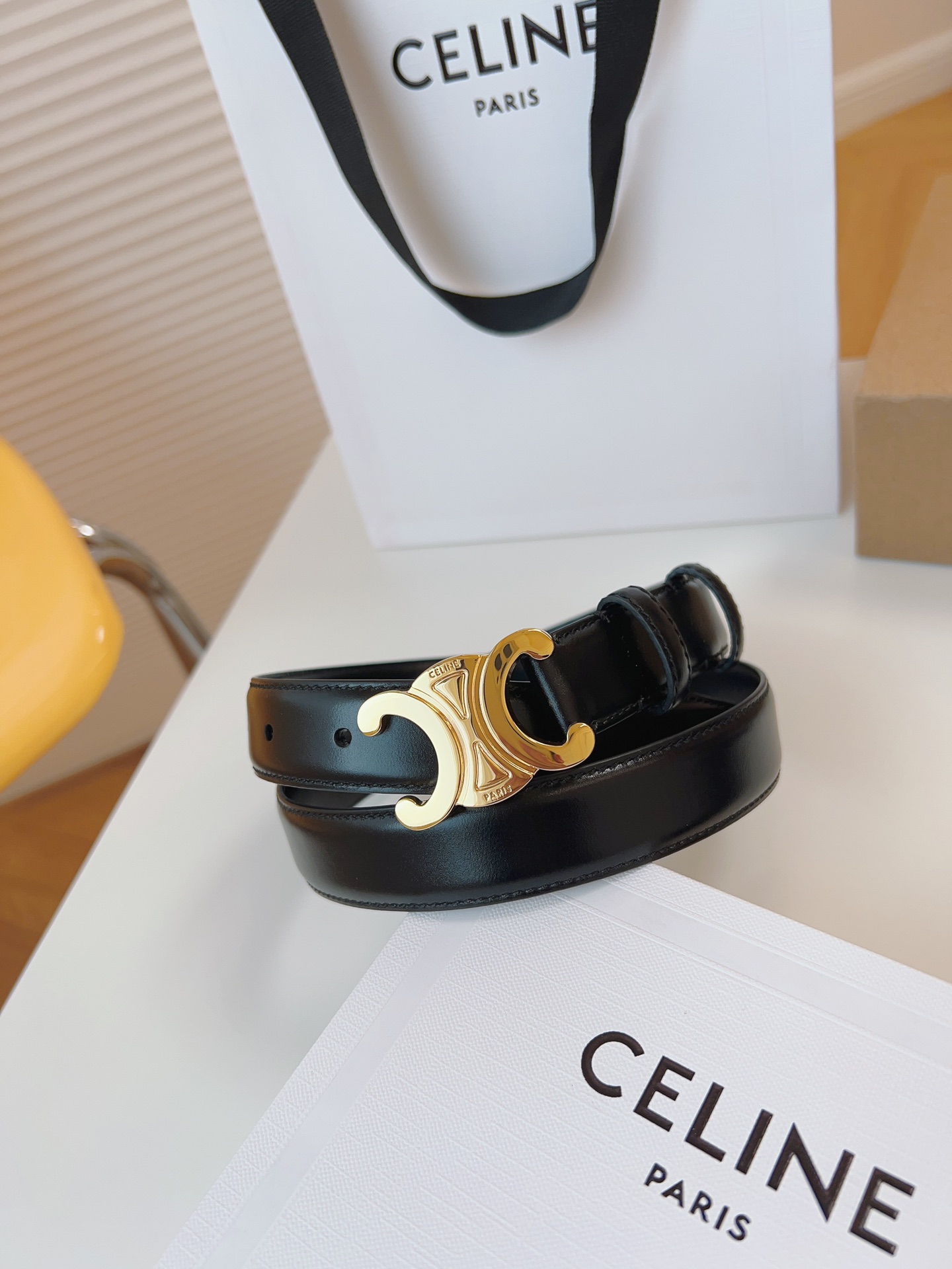 Celine Leather Belts 1:1 Mirror Version