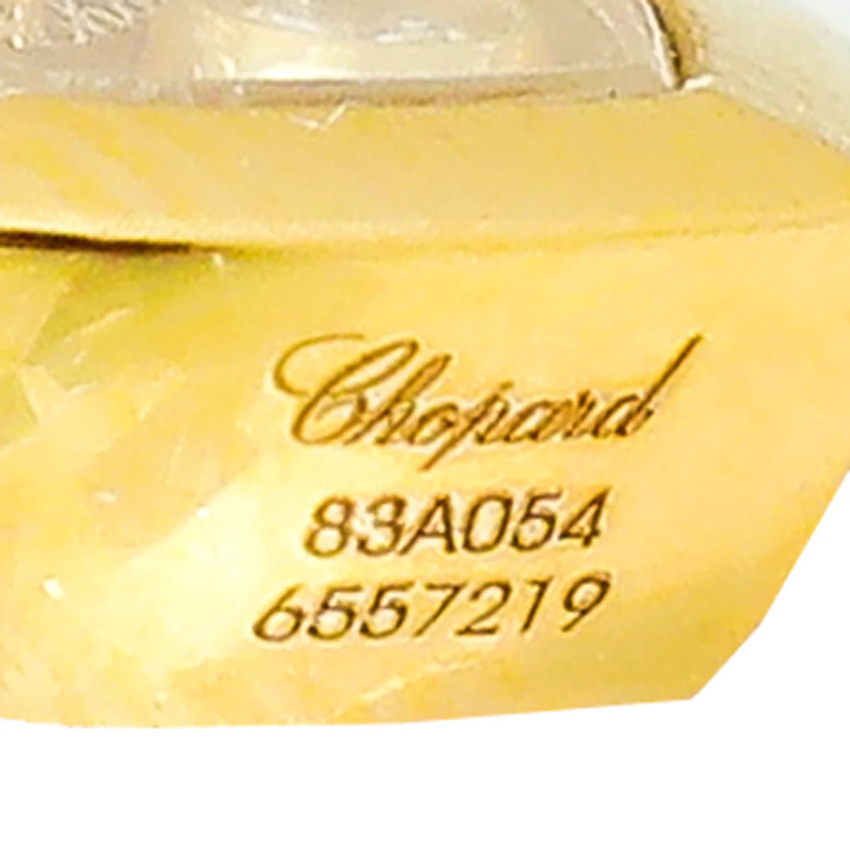 Chopard 18K Yellow Gold Diamond Happy Heart Earrings