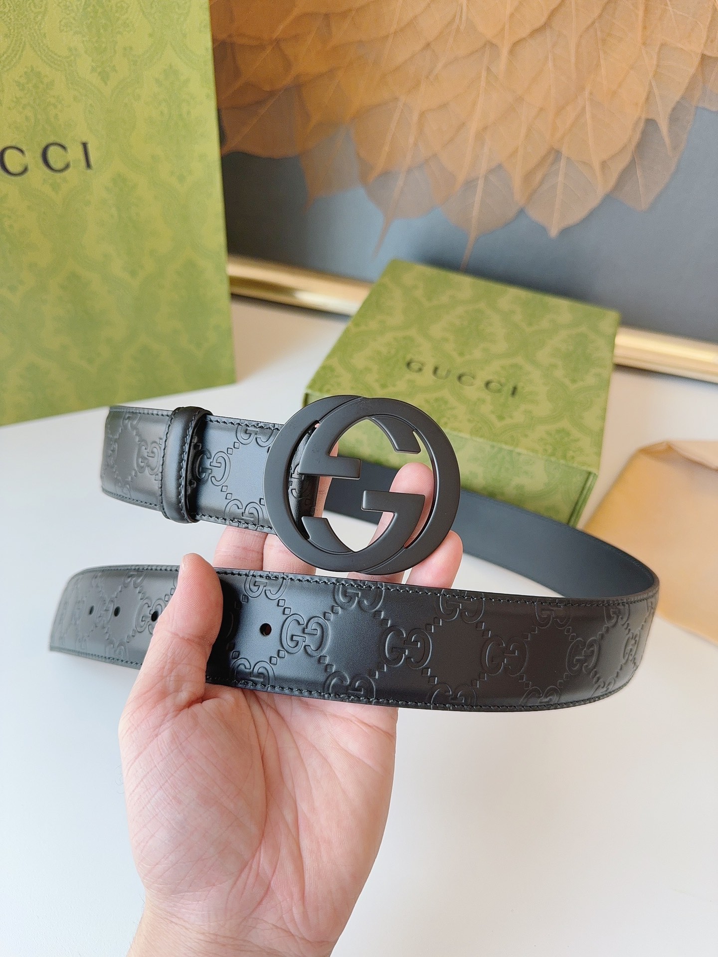 Gucci Leather Belts 1:1 Mirror Version