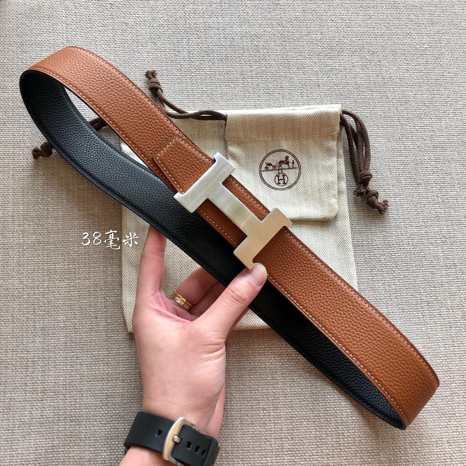 Hermes Leather Belts 1:1 Mirror Version