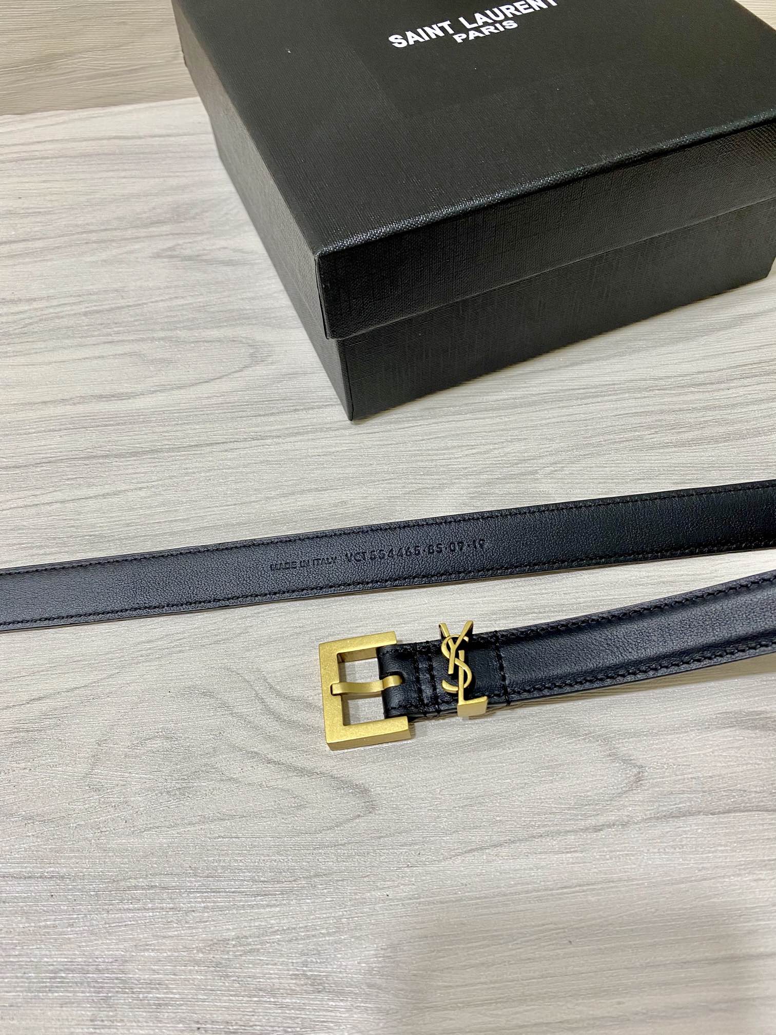 YSL Saint Laurent Leather Belts 1:1 Mirror Version