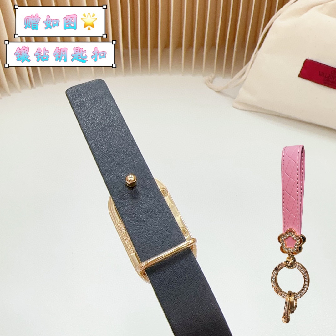 Valentino Leather Belts 1:1 Mirror Version