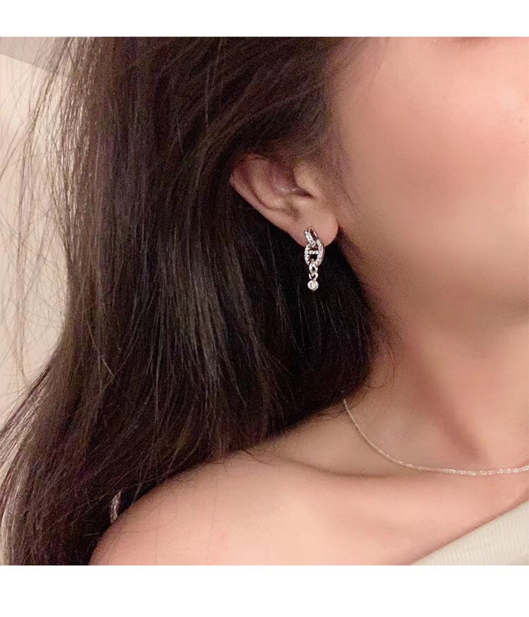 Hermes PM Chaine D'Ancre Enchainee Earrings