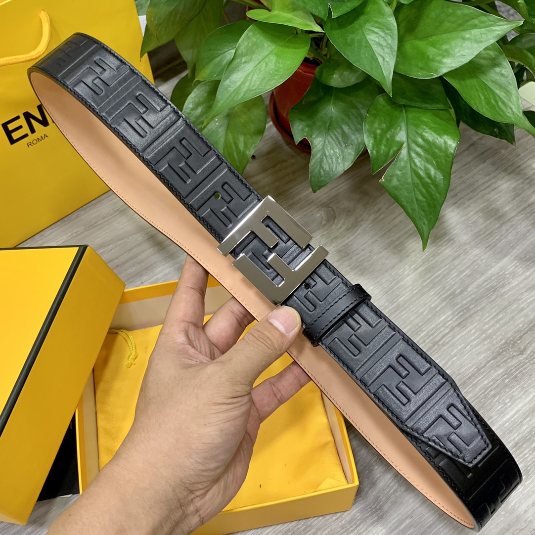 Fendi Leather Belts 1:1 Mirror Version