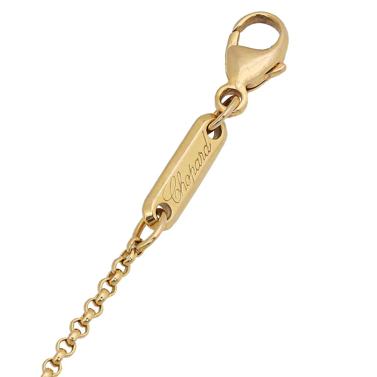 Chopard 18K Rose Gold Diamond Happy Hearts Bracelet