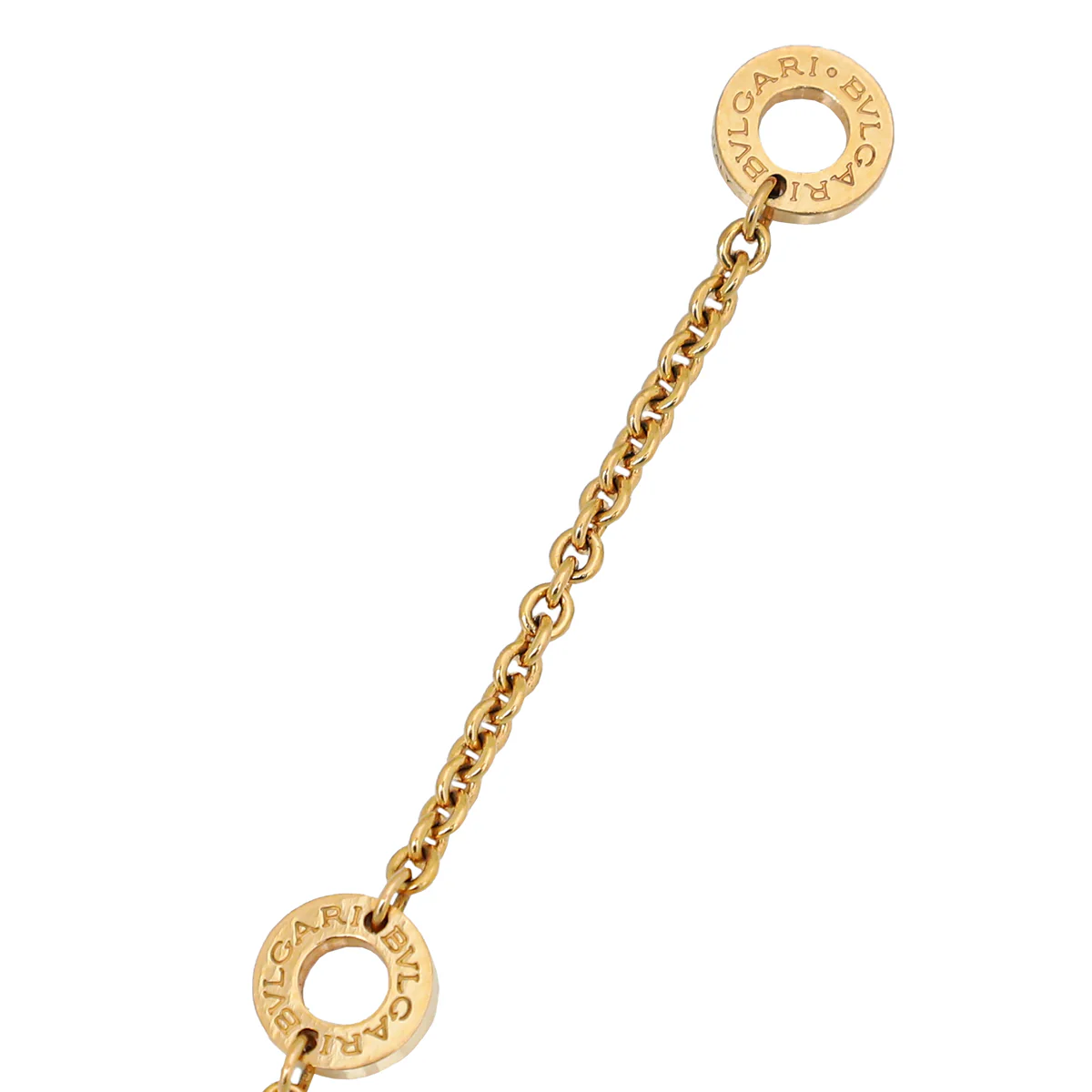 Bvlgari 18K Pink Gold Ceramic B. Zero 1 Pendant Necklace