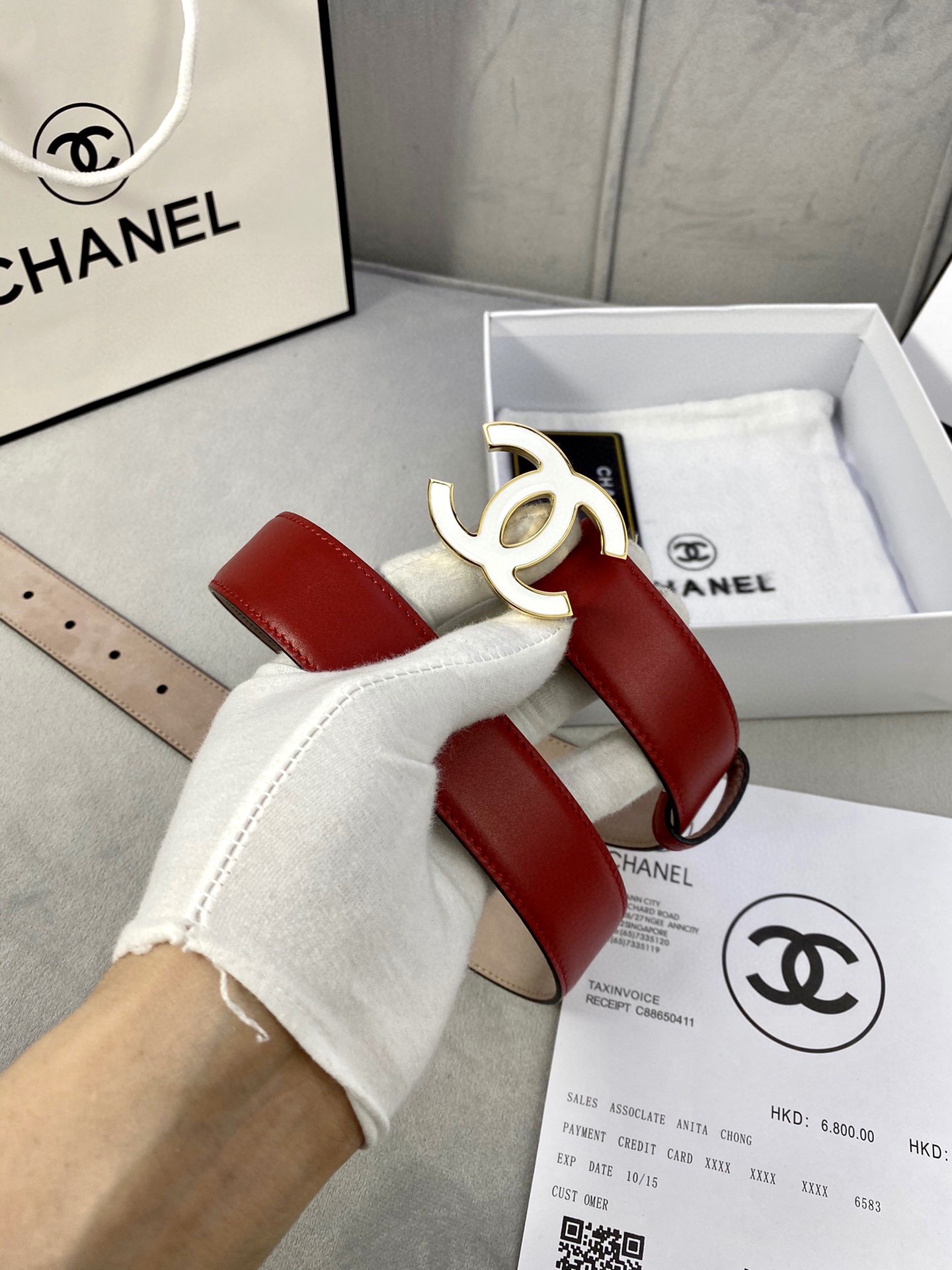 Chanel Leather Belts 1:1 Mirror Version