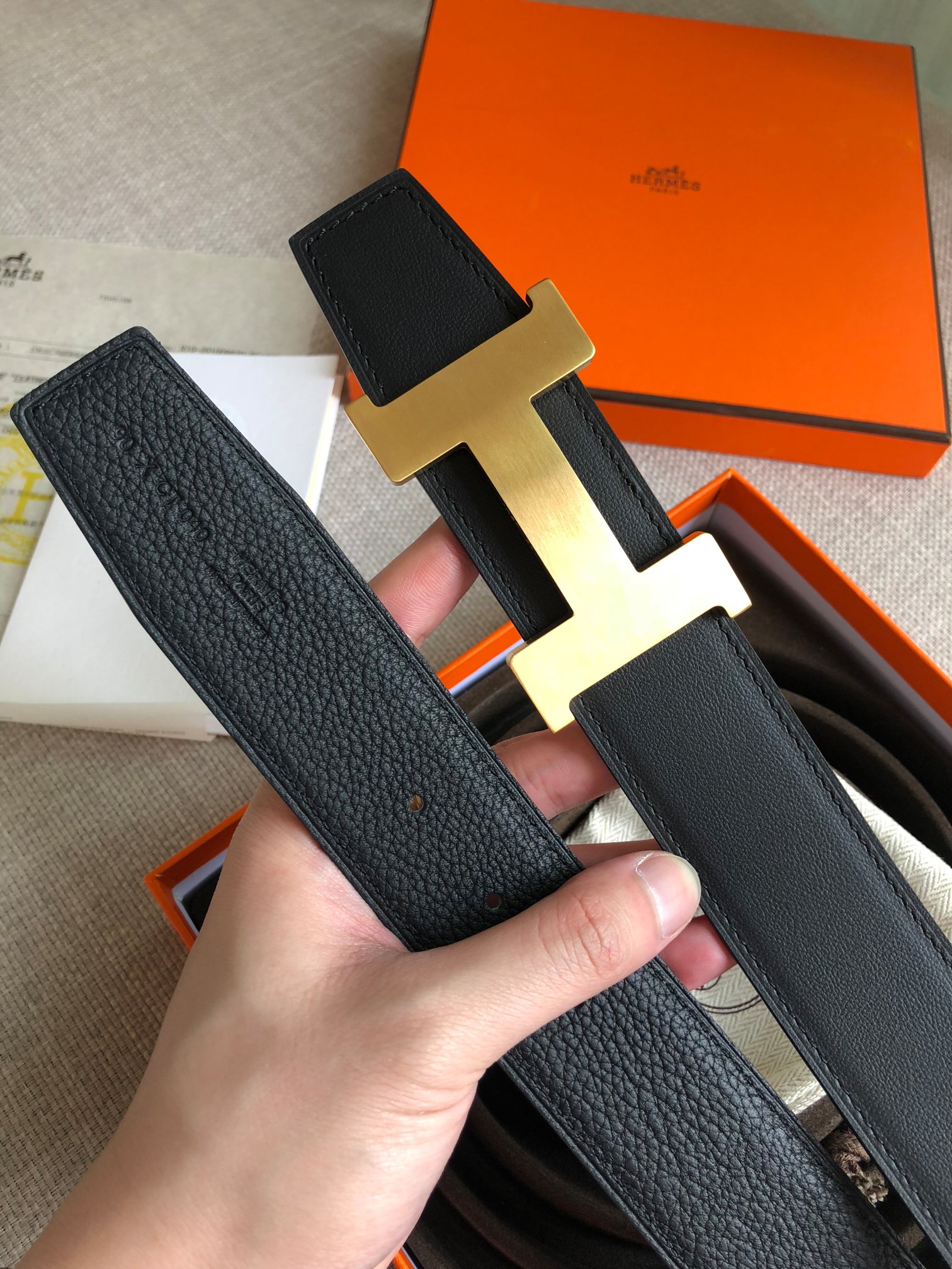Hermes Leather Belts 1:1 Mirror Version