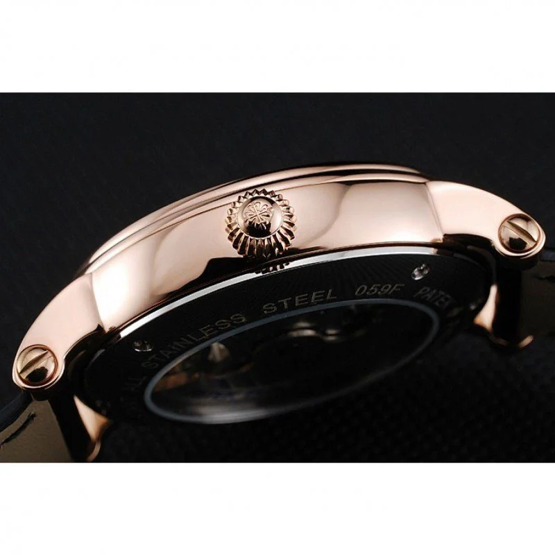 Complications Moonphase Tourbillon Dial Black 42 mm, Rose Gold Plated