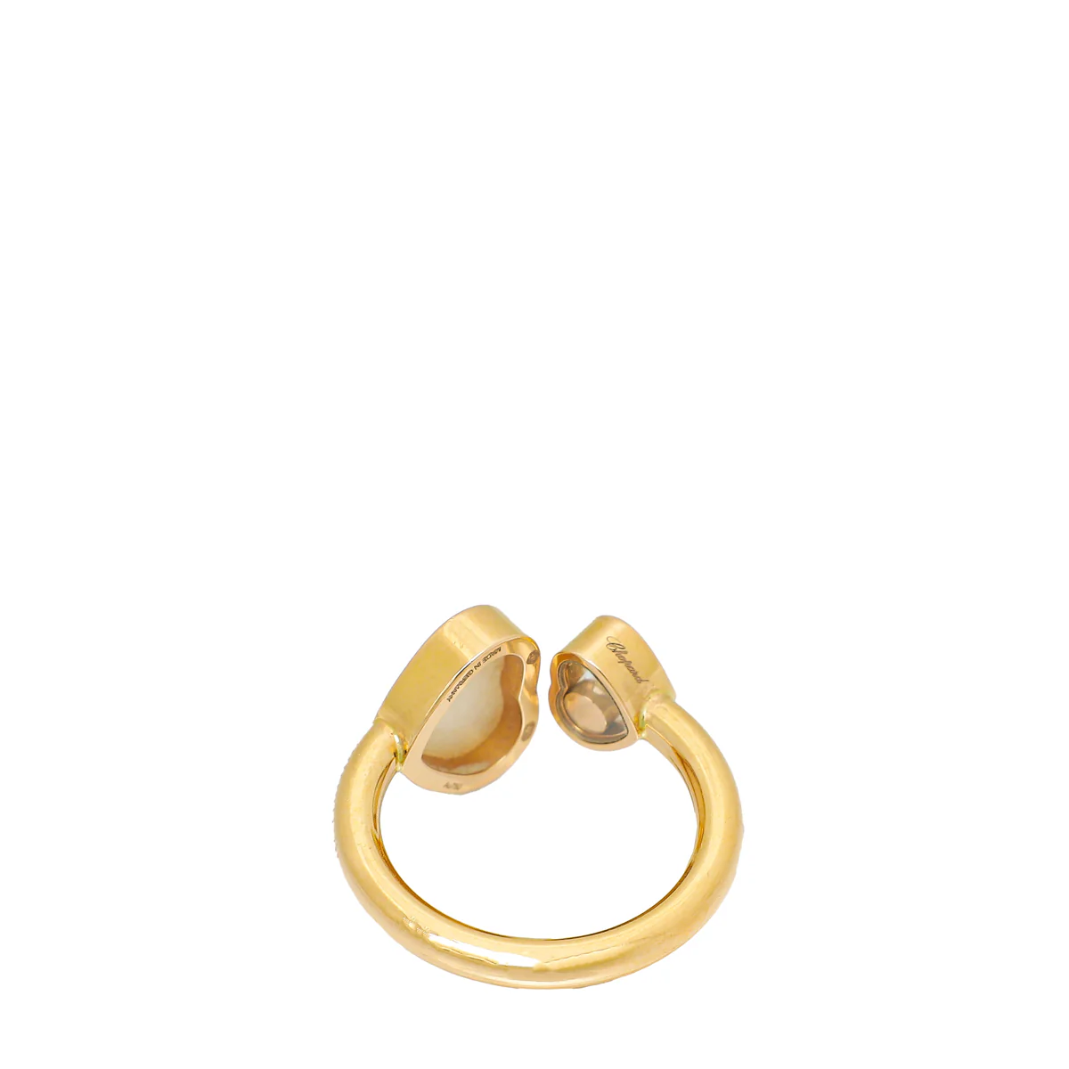 Chopard Ethical Rose Gold MOP Happy Hearts Ring