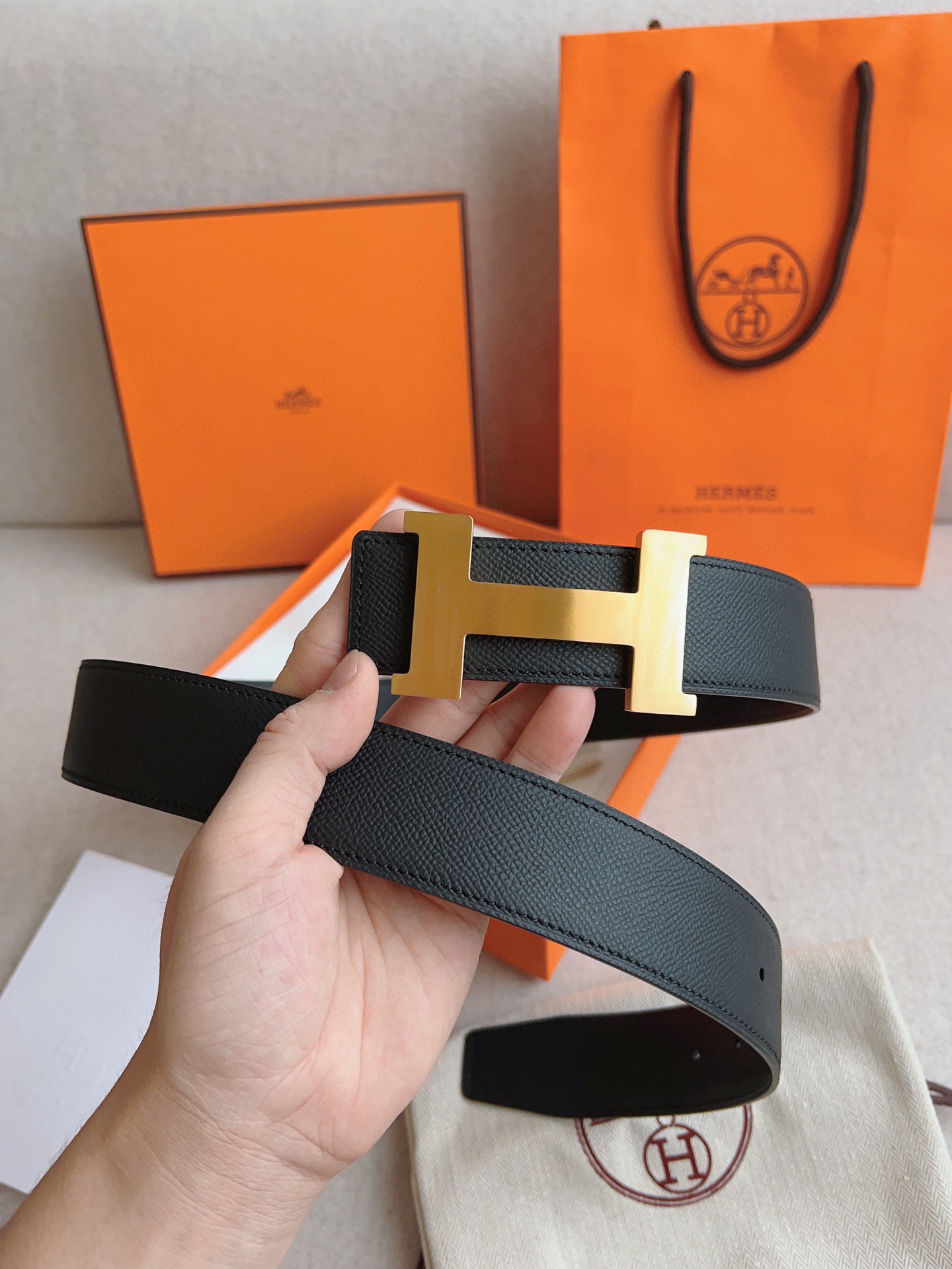 Hermes Leather Belts 1:1 Mirror Version