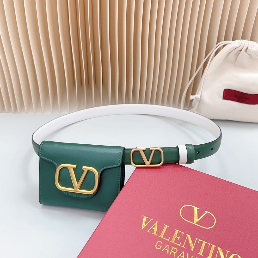 Valentino Leather Belts 1:1 Mirror Version