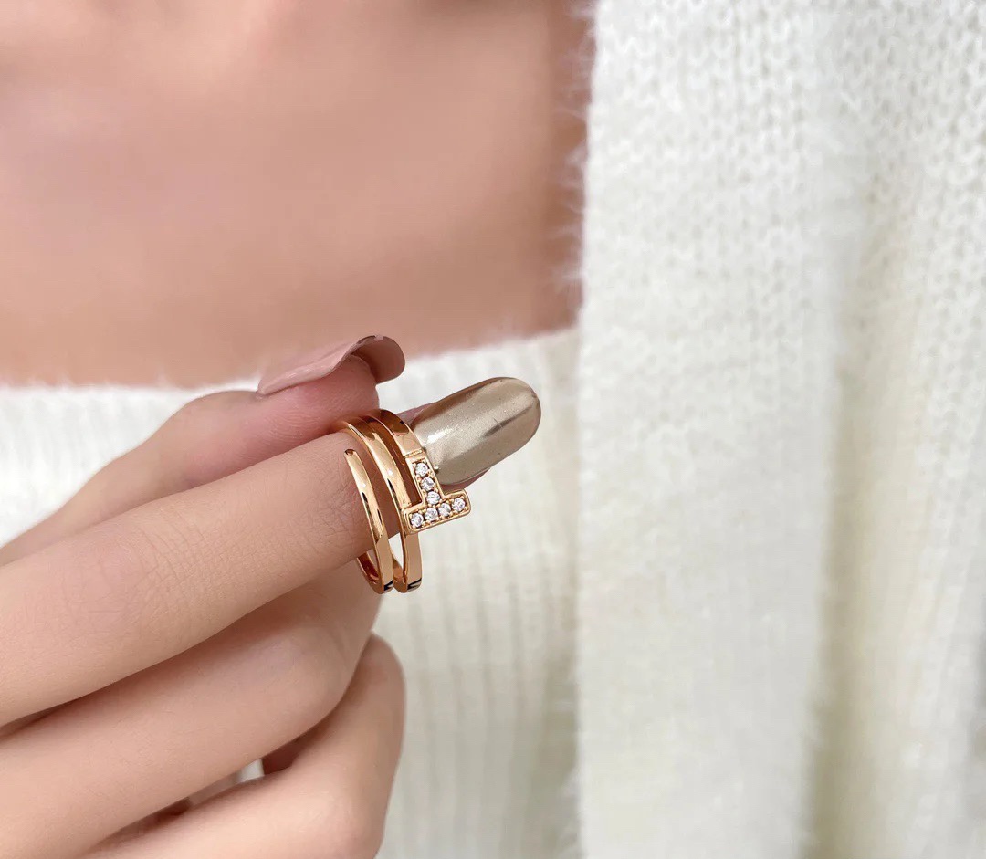 Tiffany T Diamond Square Wrap Ring