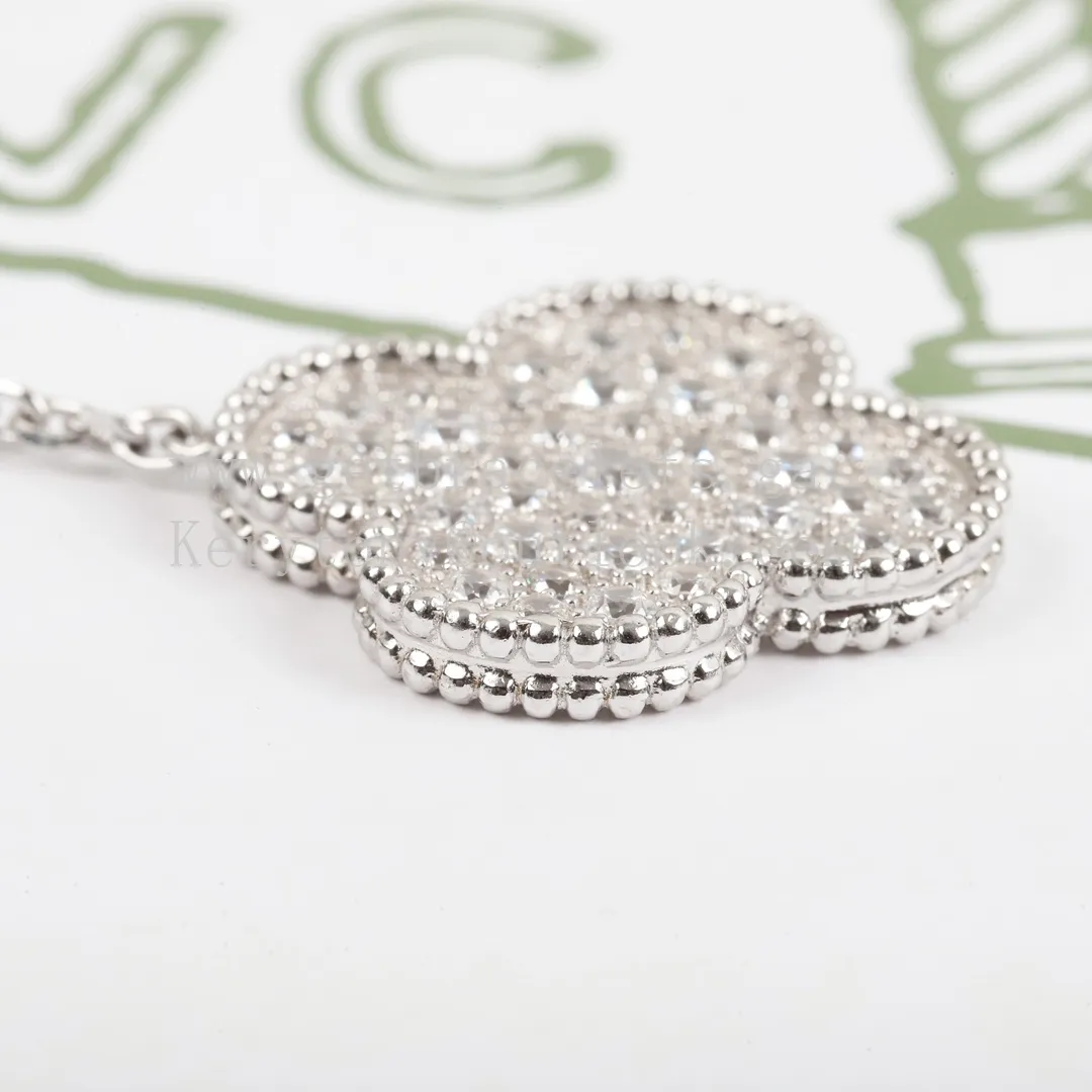 Van Cleef Arpels Magic Alhambra Bracelet 5 Motifs White Gold with Diamonds