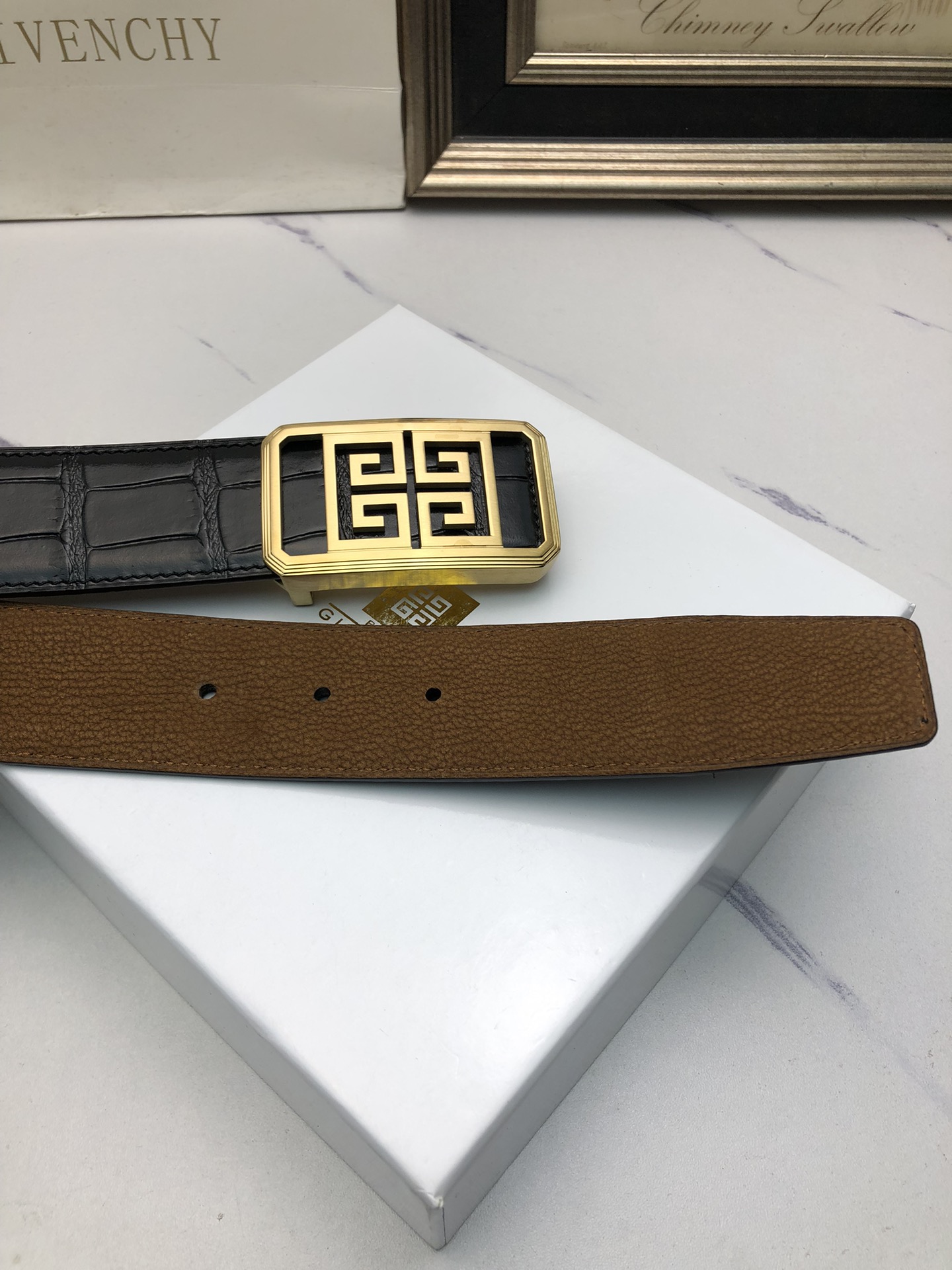 Givenchy Leather Belts 1:1 Mirror Version