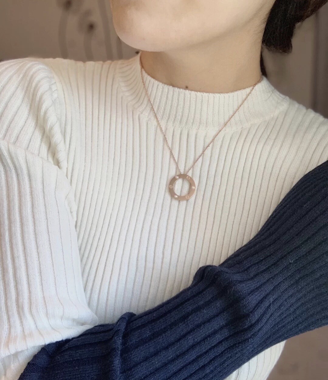 Cartier LOVE Necklace, Three Style